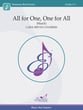 All for One, One for All Concert Band sheet music cover